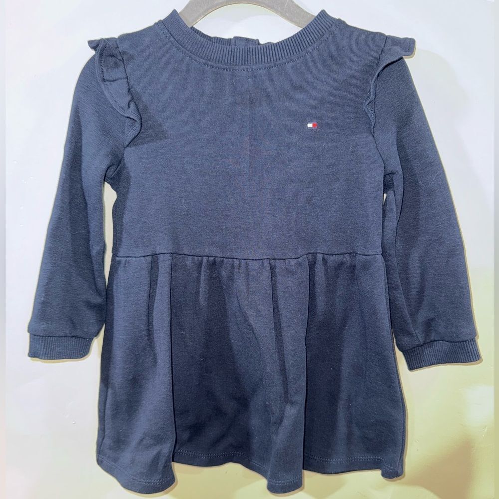 Tommy Hilfiger size 18 months Dark Blue Long Sleeve dress